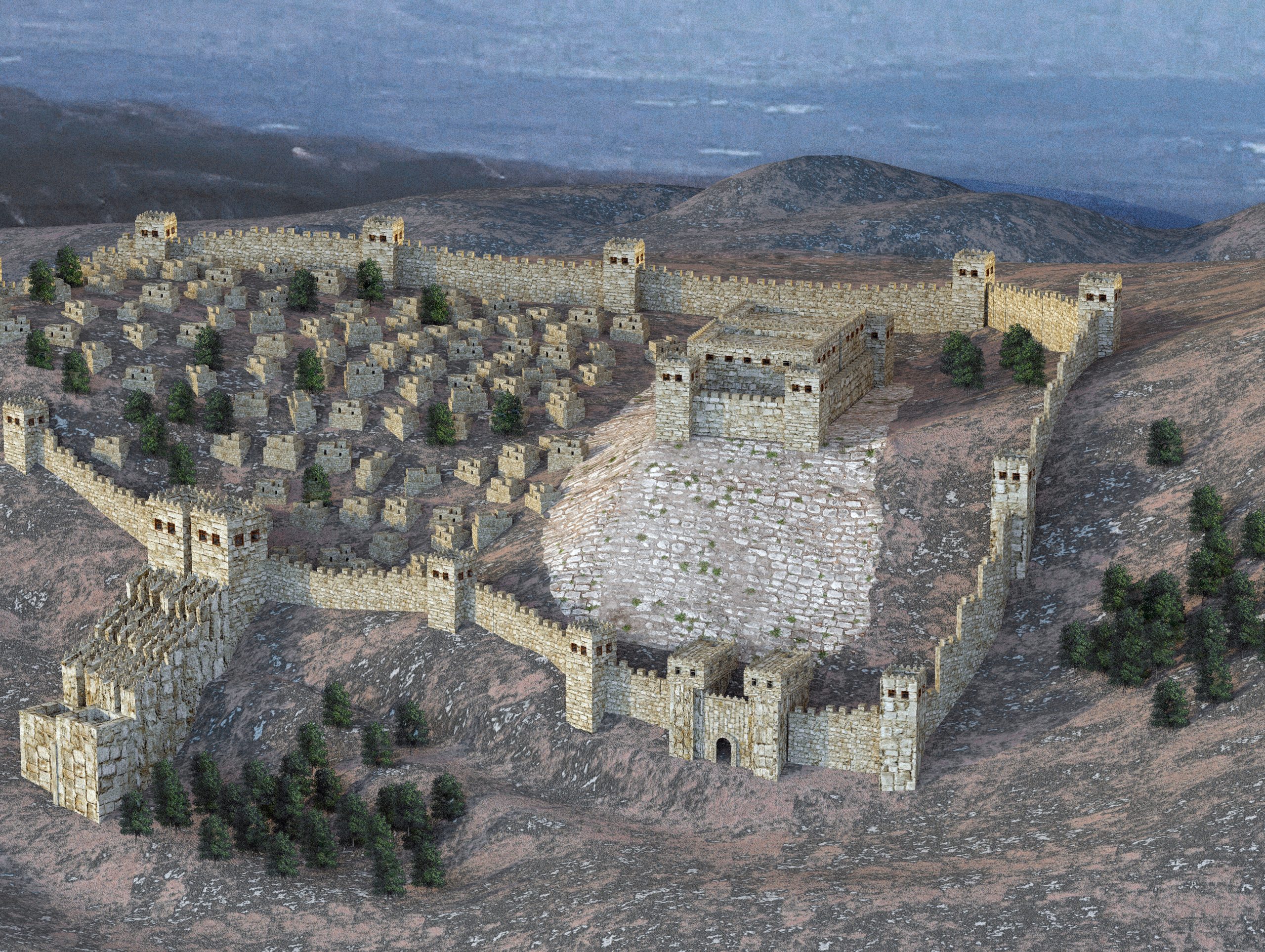 Крепость Сион (реконструкция)