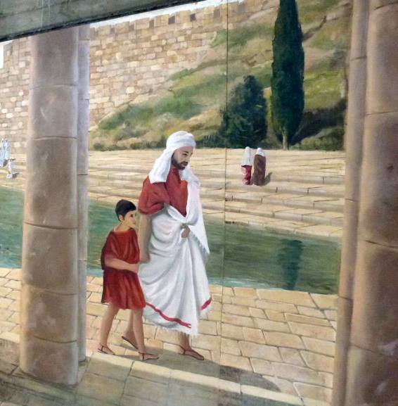 Окрепший малыш, сумевший подняться на Храмовую гору своими ногами.